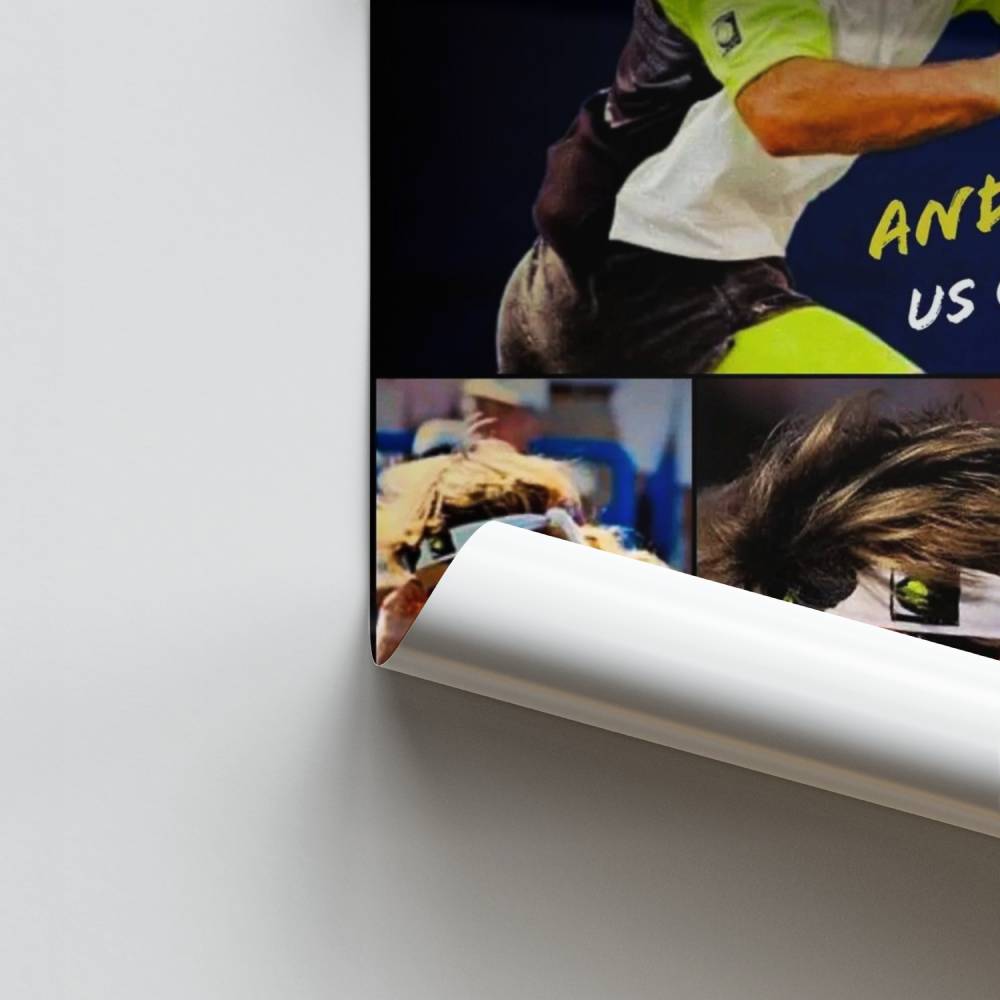Cartel Andre Agassi US open