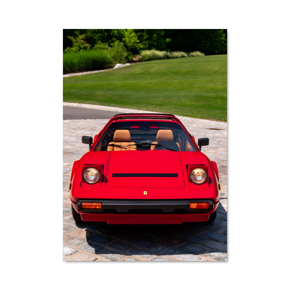 Poster Ferrari Rouge 308