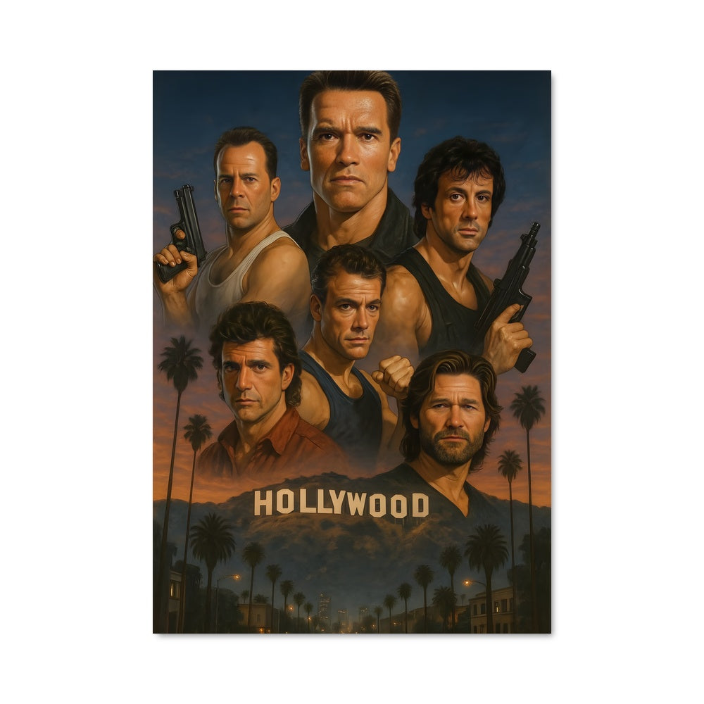 Poster Hollywood Action