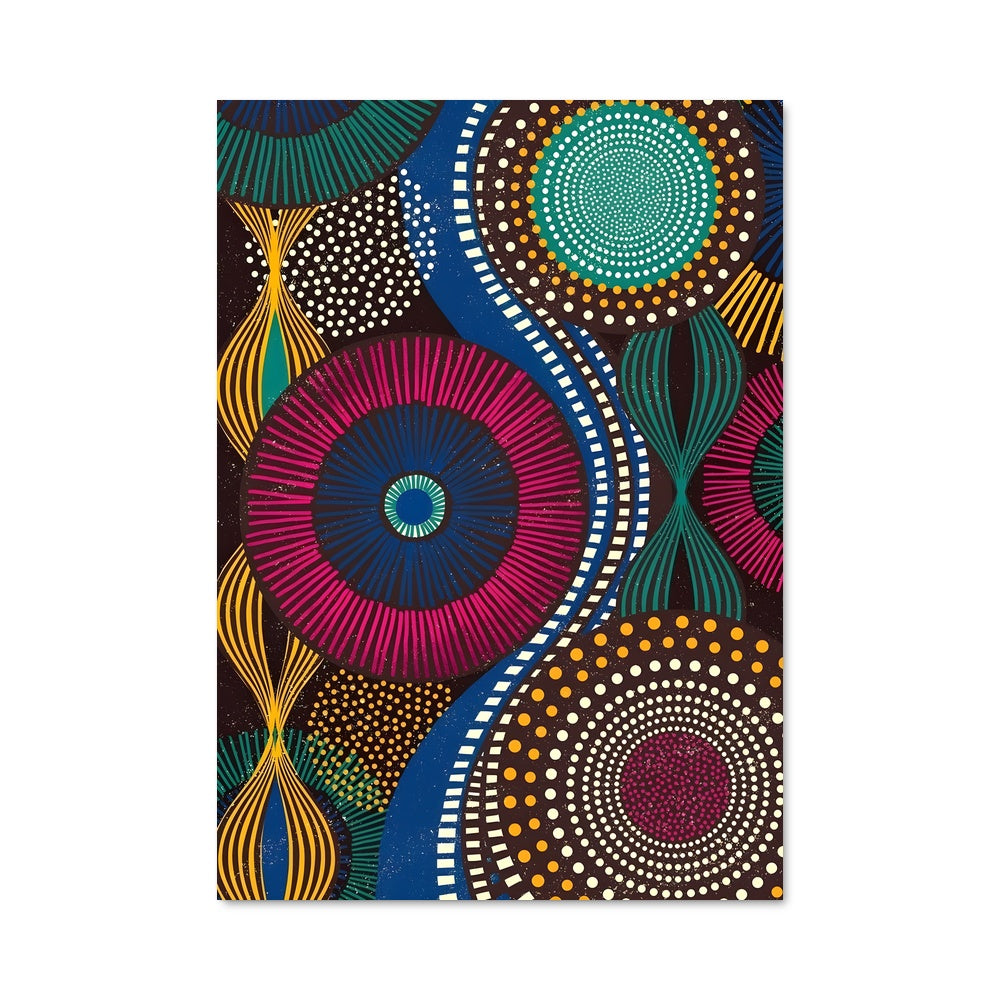 Poster Circles of Africa