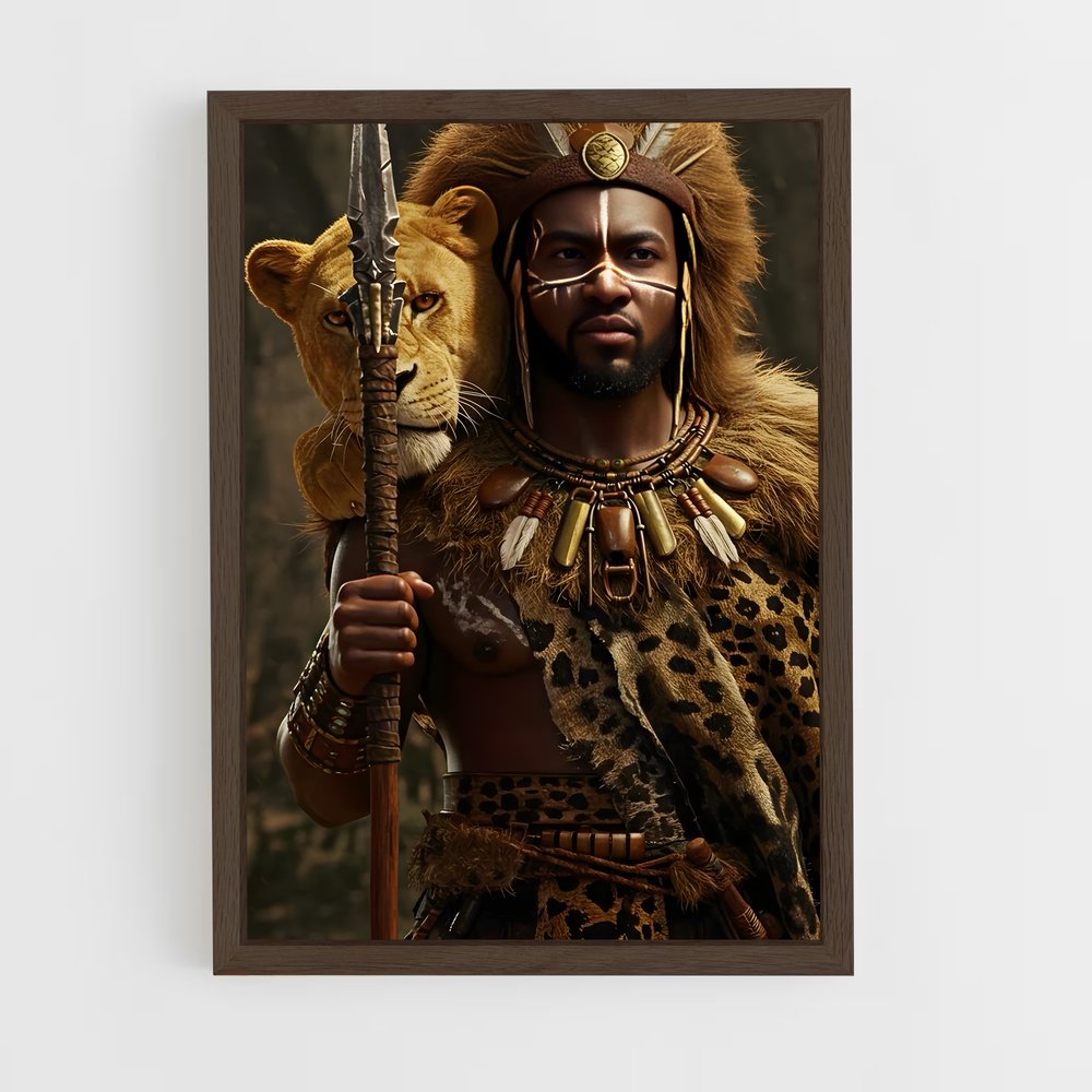 ap-african mythology-6 cadre Bois foncé