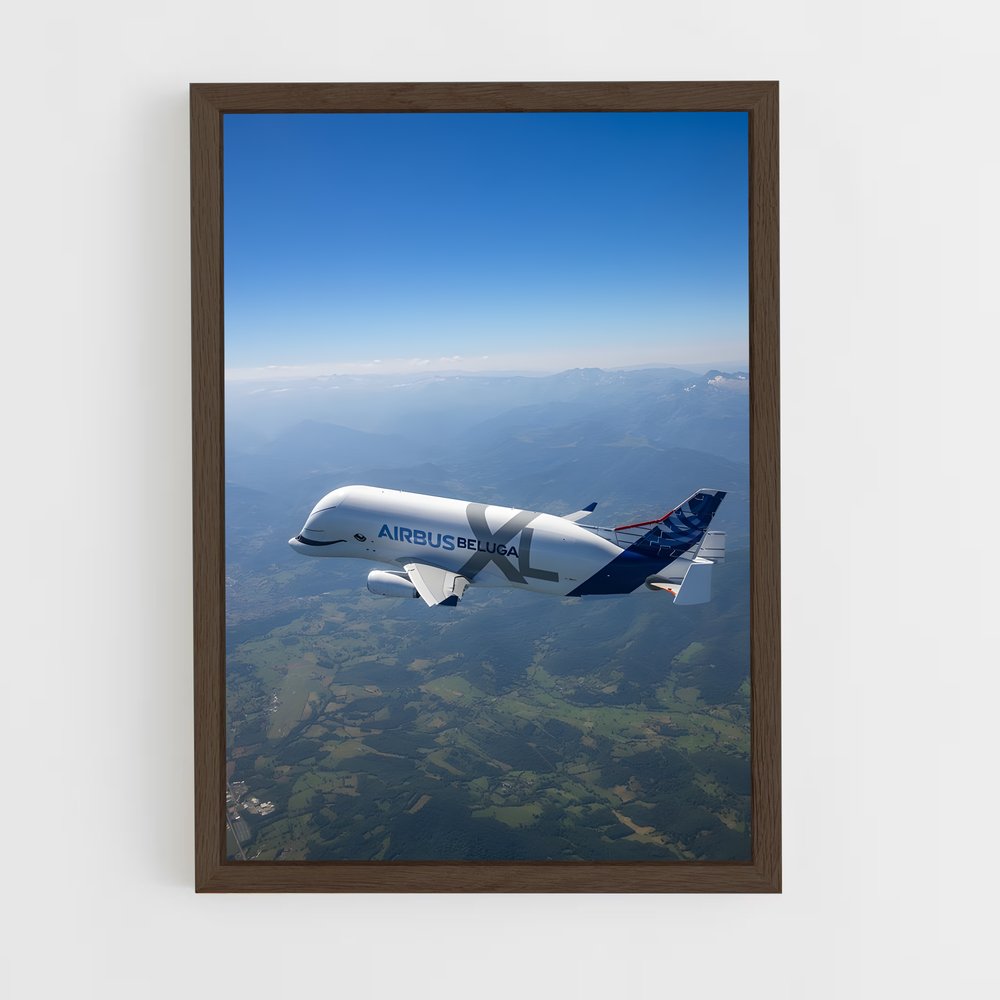 ap-airbus beluga-2 cadre Bois foncé