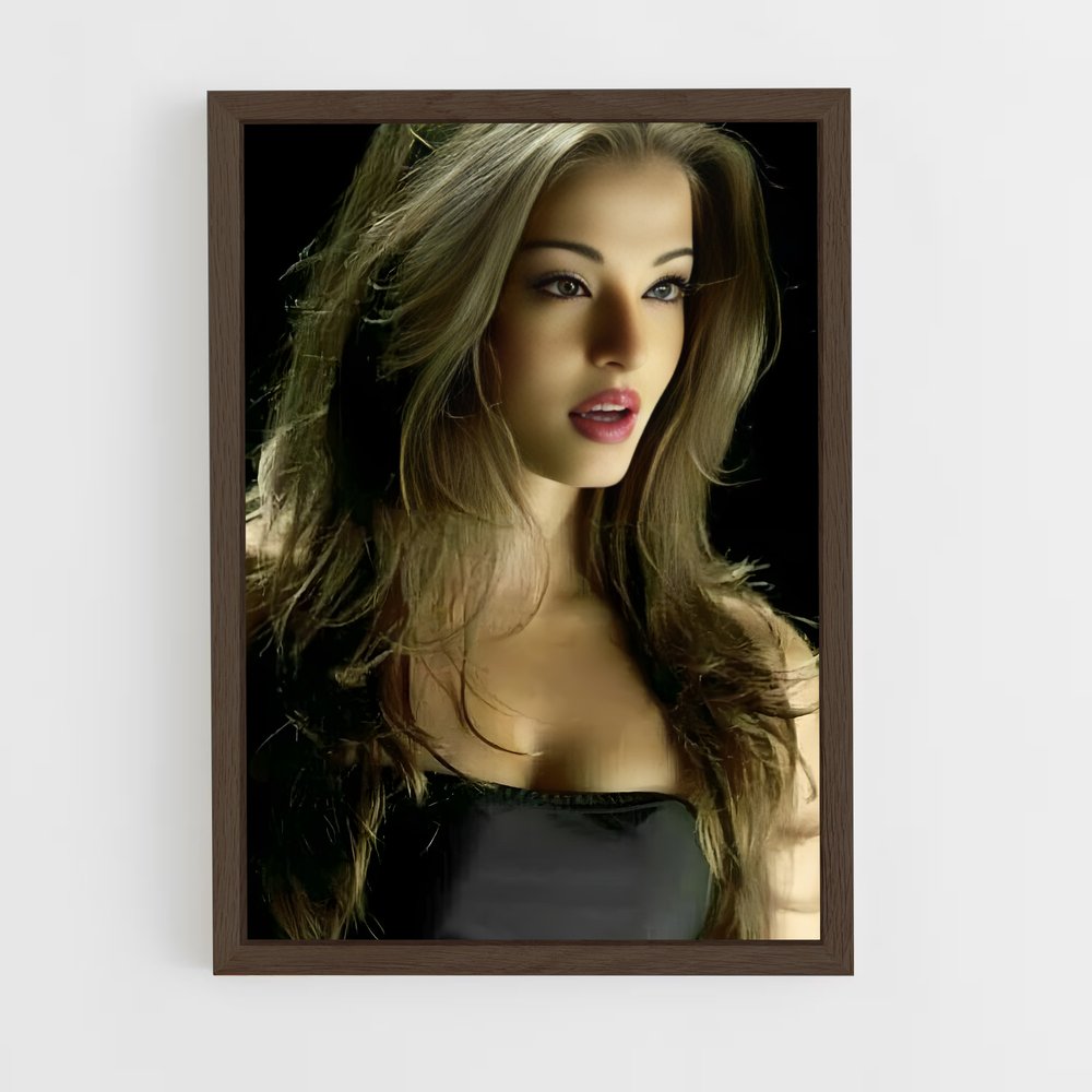 ap-aishwarya rai-3 cadre Bois foncé