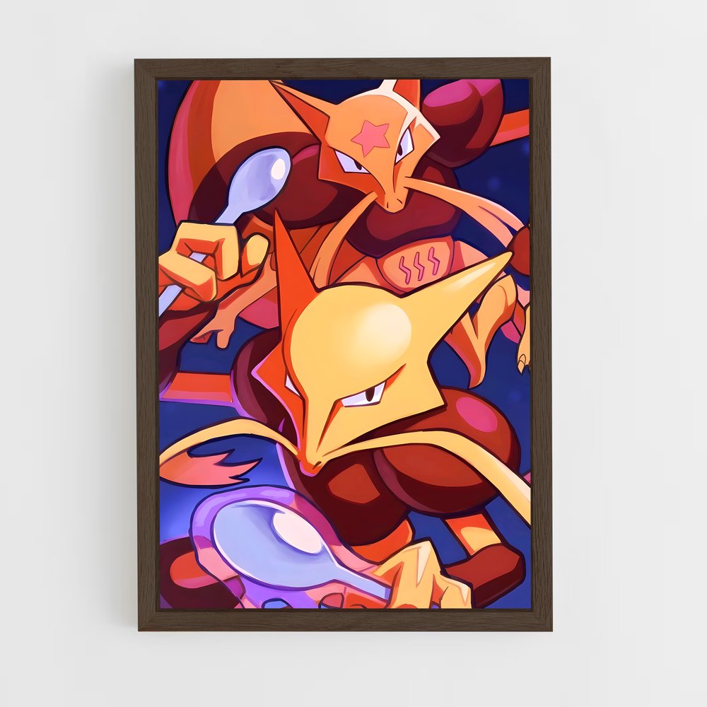 ap-alakazam-3 cadre Bois foncé