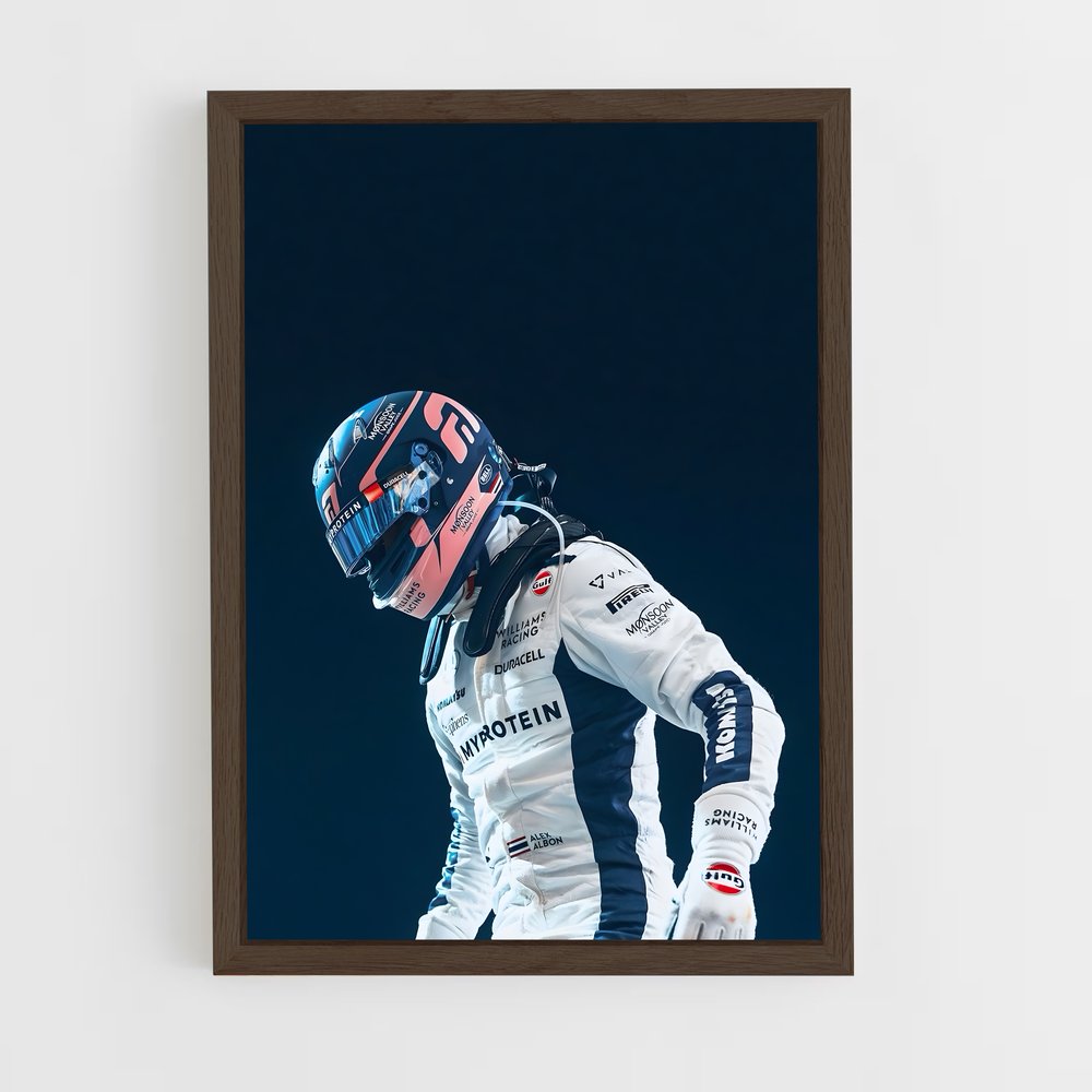 ap-alex albon-2 cadre Bois foncé