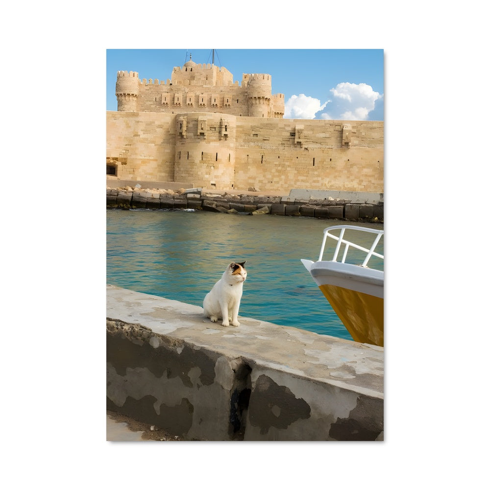 Poster Chat Nautique