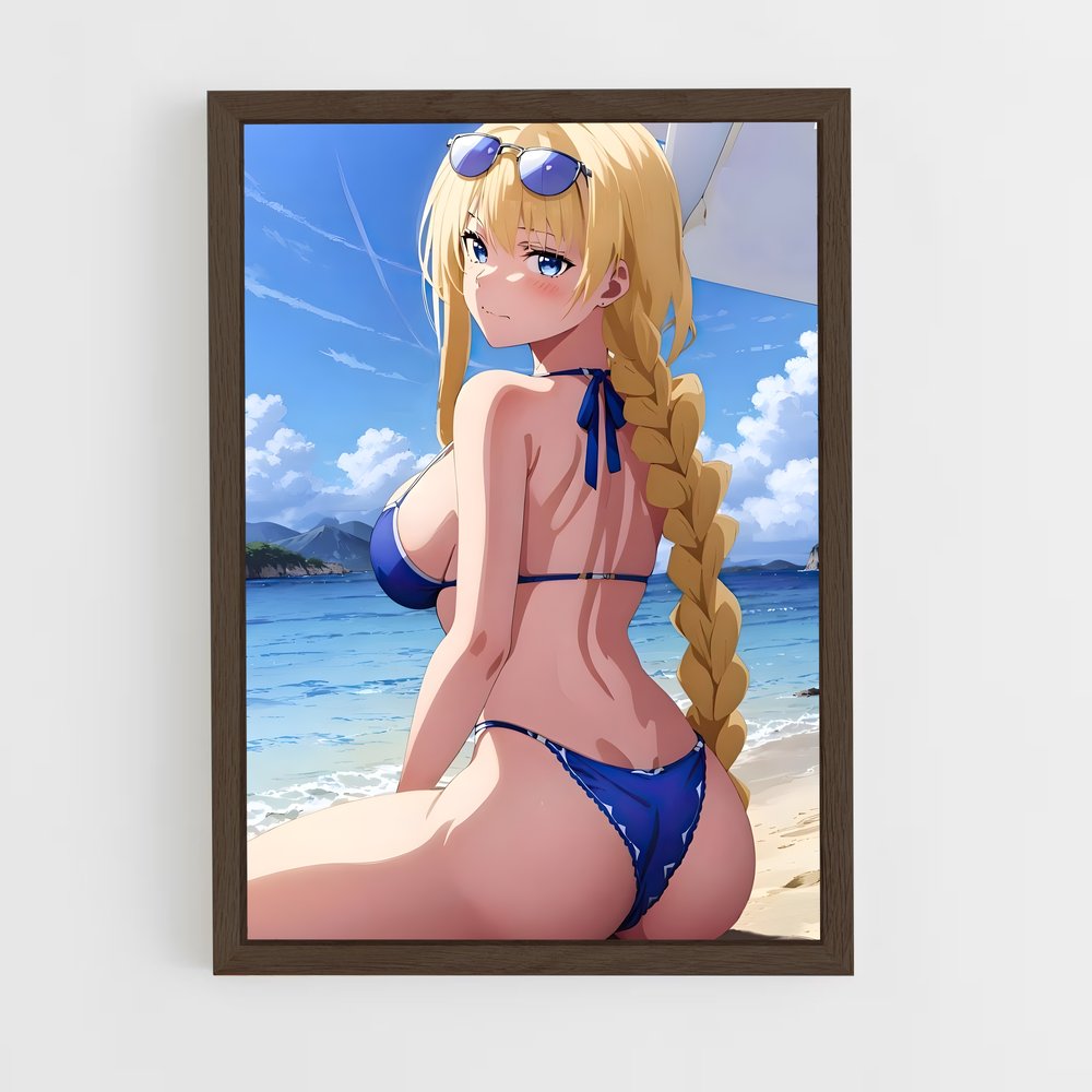ap-alice sword art online-7 cadre Bois foncé