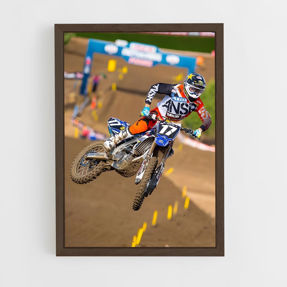 ap-ama motocross-7 cadre Bois foncé