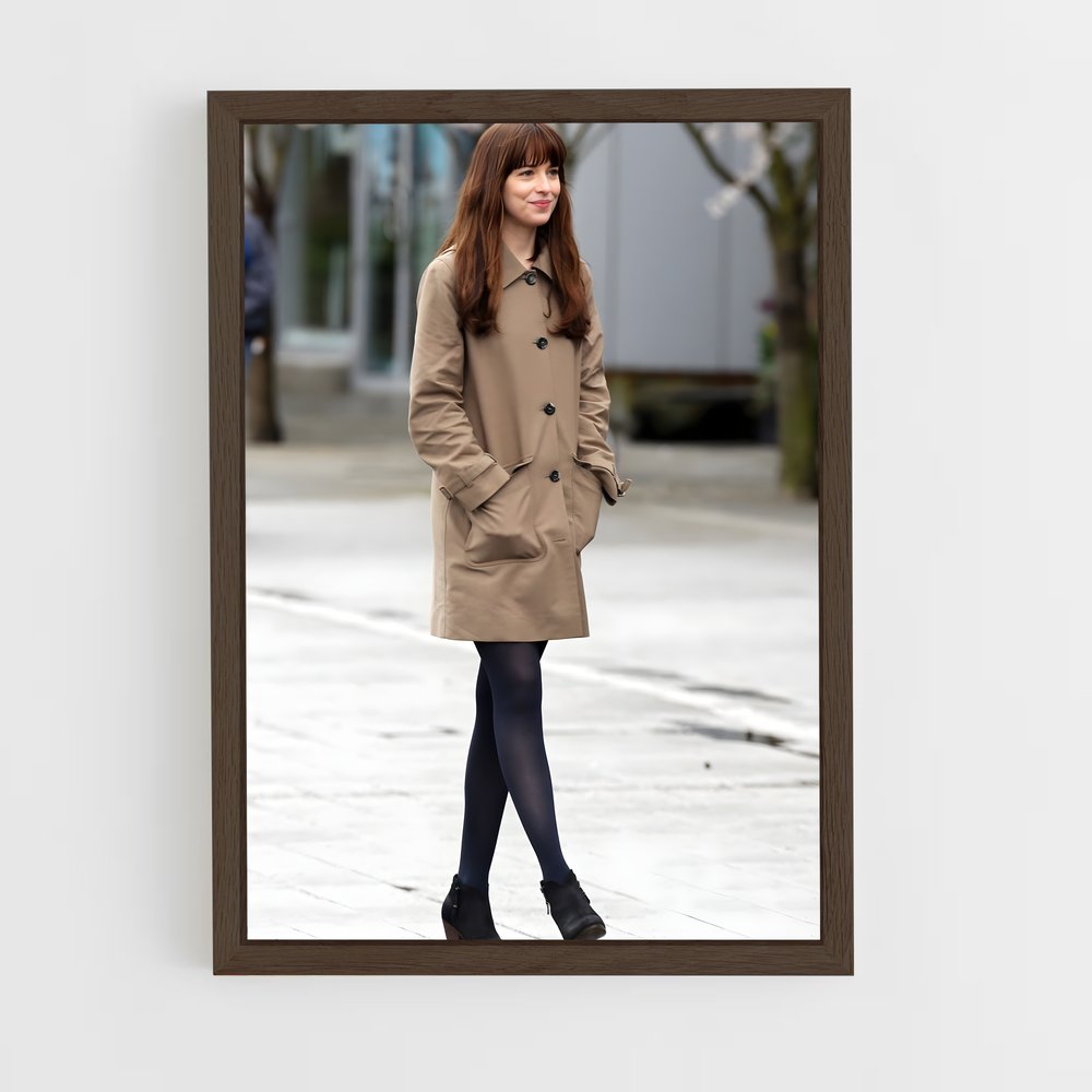 ap-anastasia steele-3 cadre Bois foncé