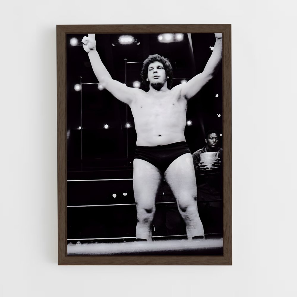 ap-andre the giant-2 cadre Bois foncé