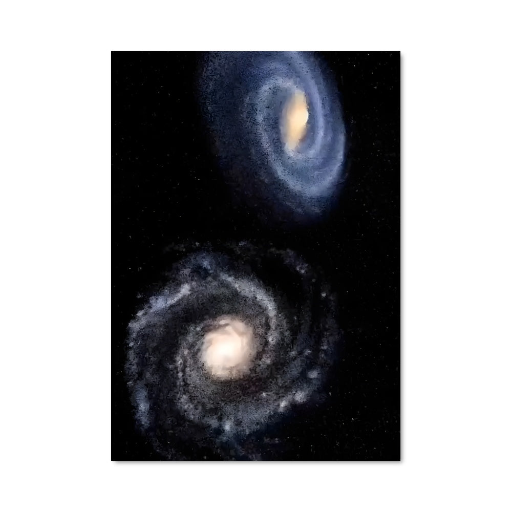 Poster La Voie Lactée et Andromède