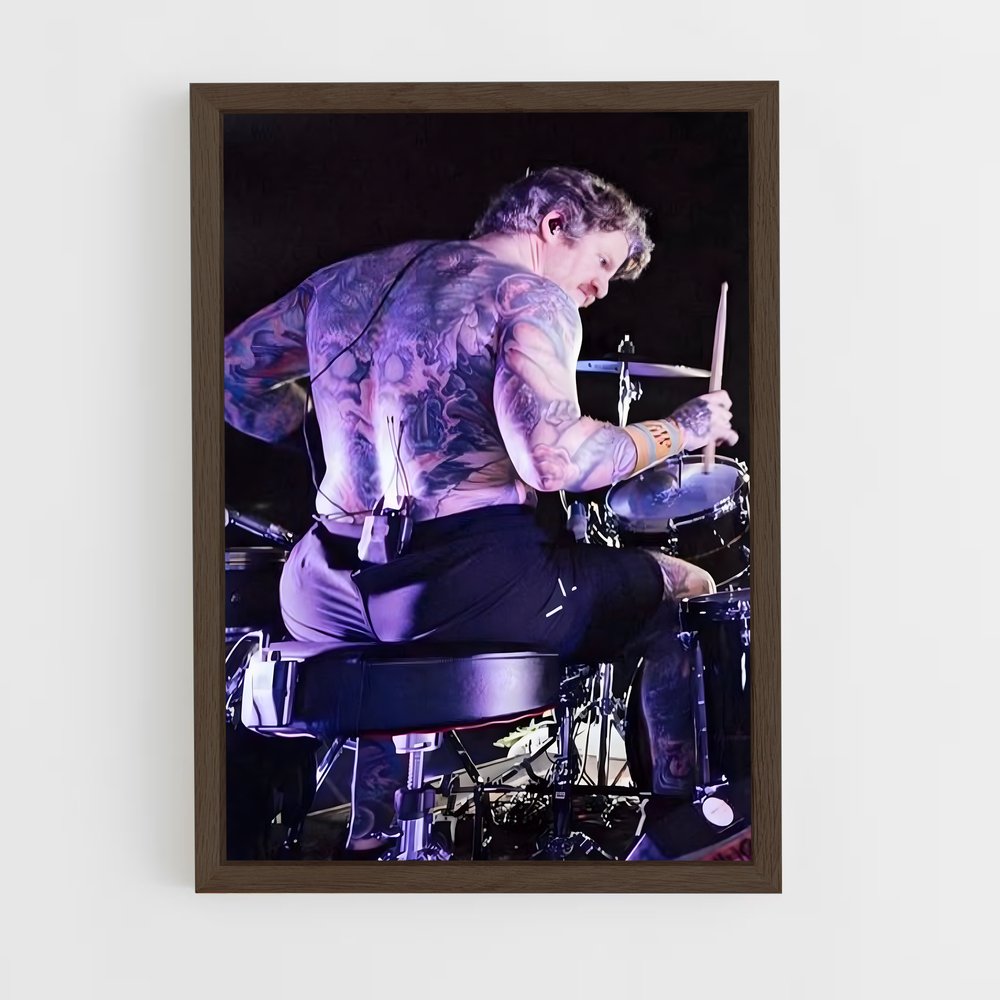 ap-andy hurley-1 cadre Bois foncé