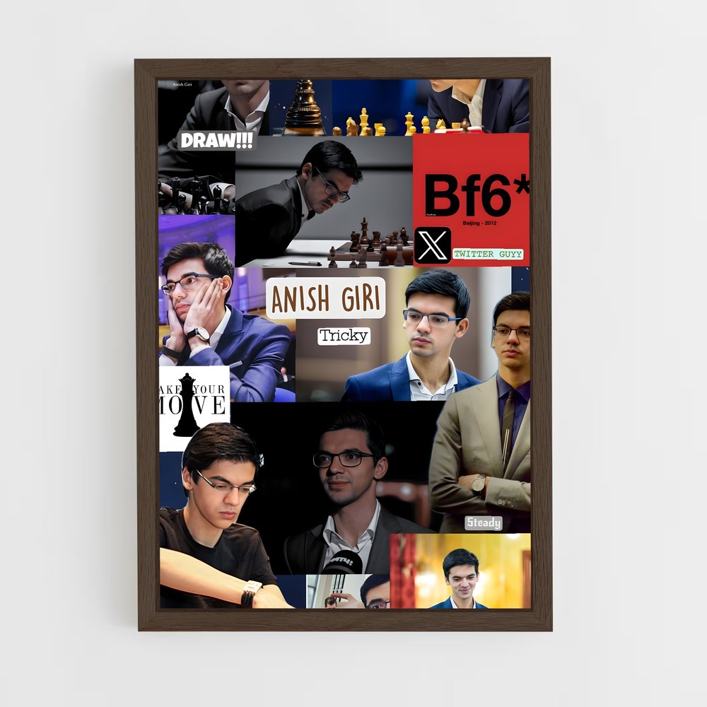 ap-anish giri-1 cadre Bois foncé