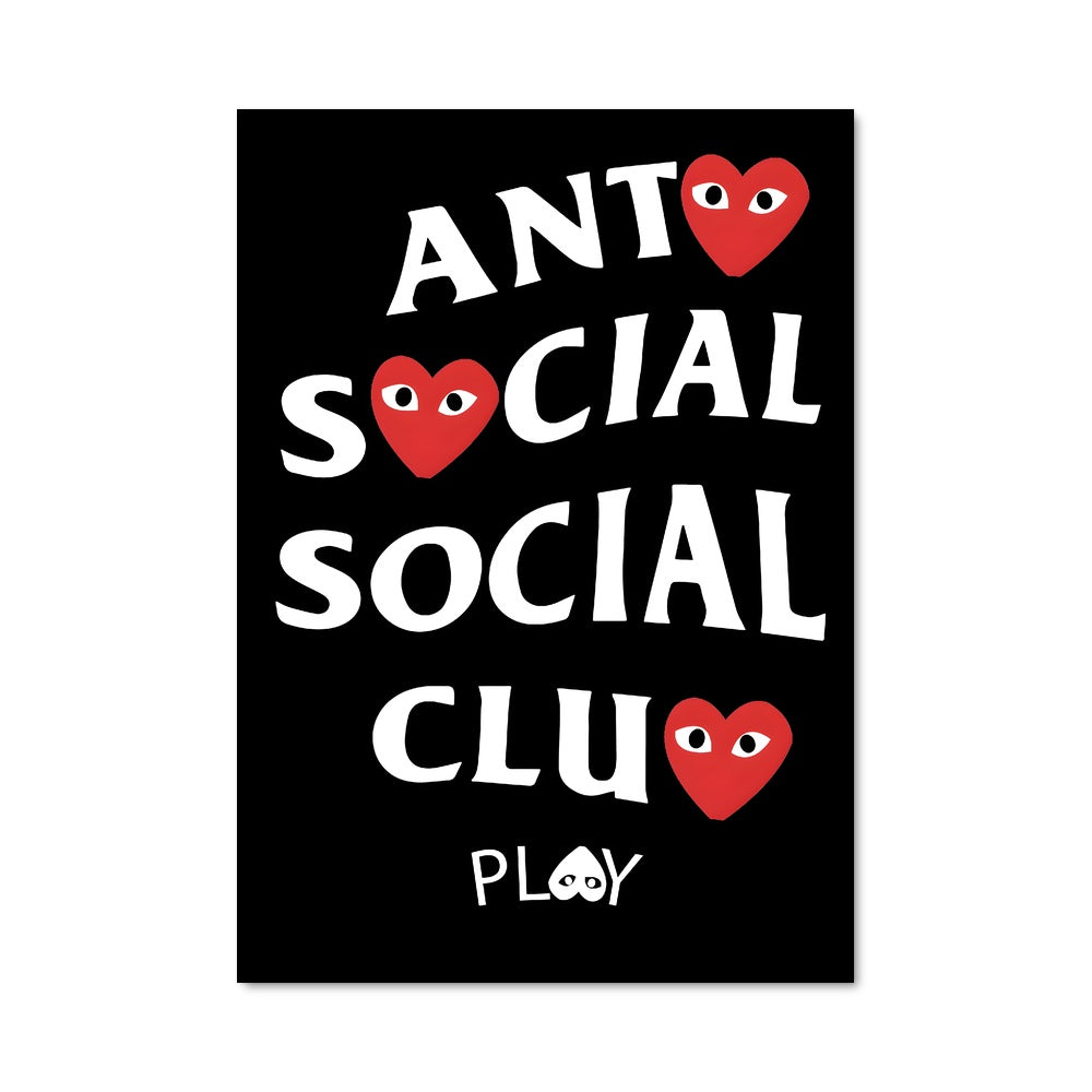 Poster Cœur Anti-Social