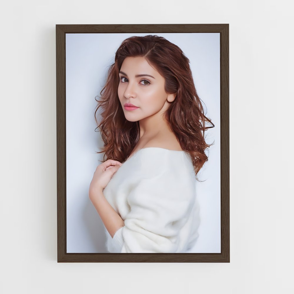 ap-anushka sharma-9 cadre Bois foncé