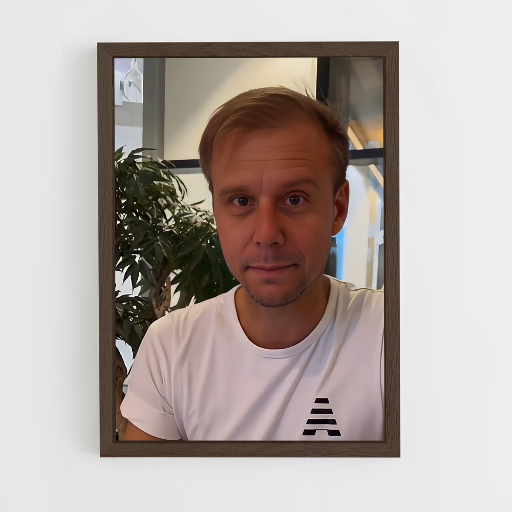 ap-armin van buuren-7 cadre Bois foncé