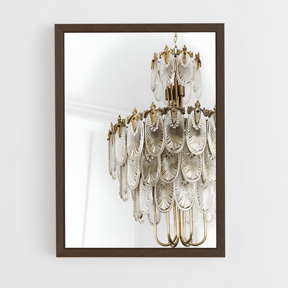 ap-art deco-5 cadre Bois foncé