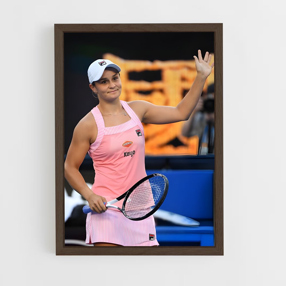 ap-ashleigh barty-1 cadre Bois foncé