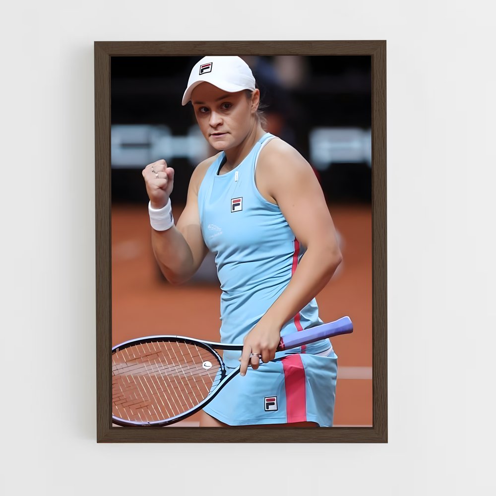 ap-ashleigh barty-4 cadre Bois foncé