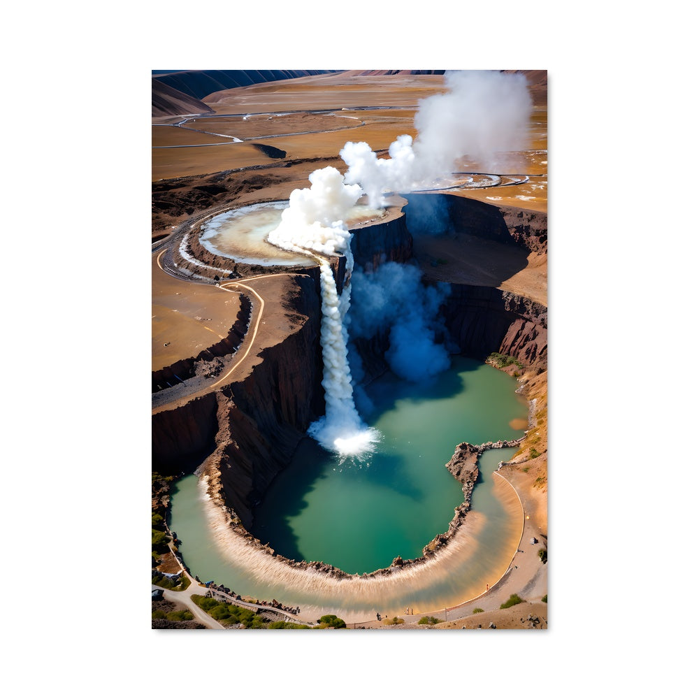 Poster Cratère d'Atacama