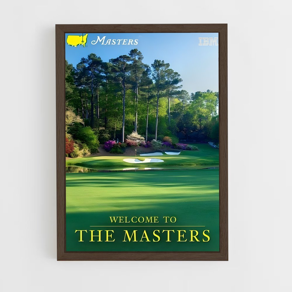 ap-augusta national golf club-7 cadre Bois foncé