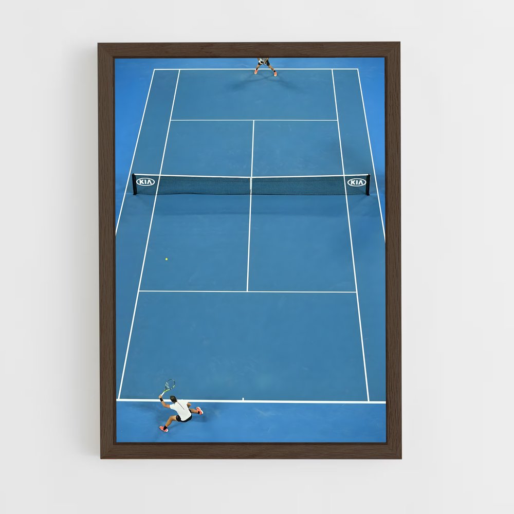 ap-australian open tennis-5 cadre Bois foncé
