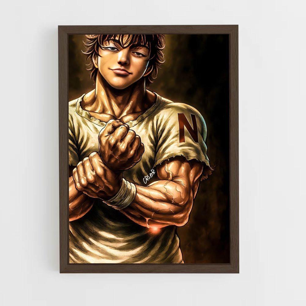 ap-baki-7 cadre Bois foncé