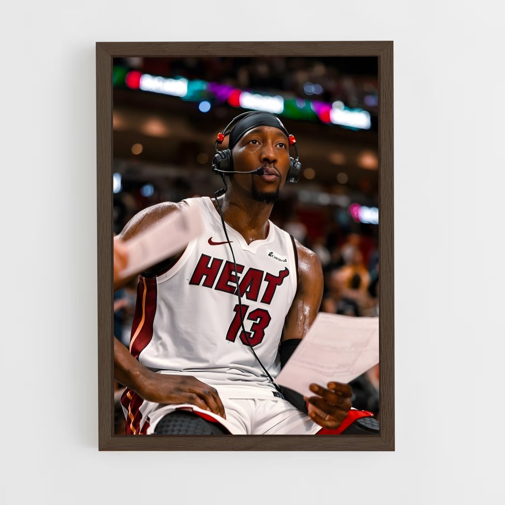 ap-bam adebayo-3 cadre Bois foncé