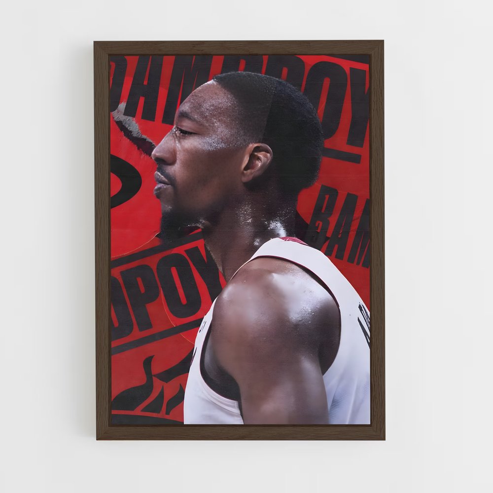 ap-bam adebayo-4 cadre Bois foncé