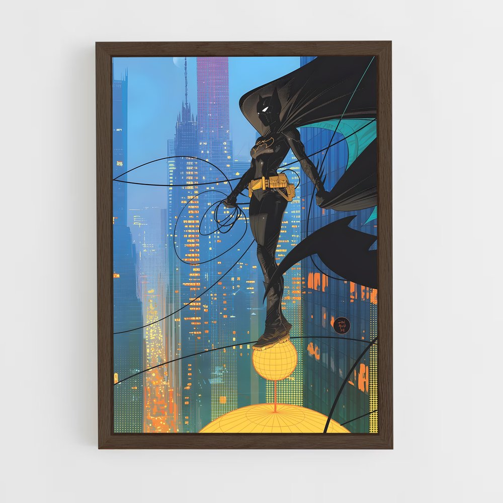 ap-batgirl-8 cadre Bois foncé
