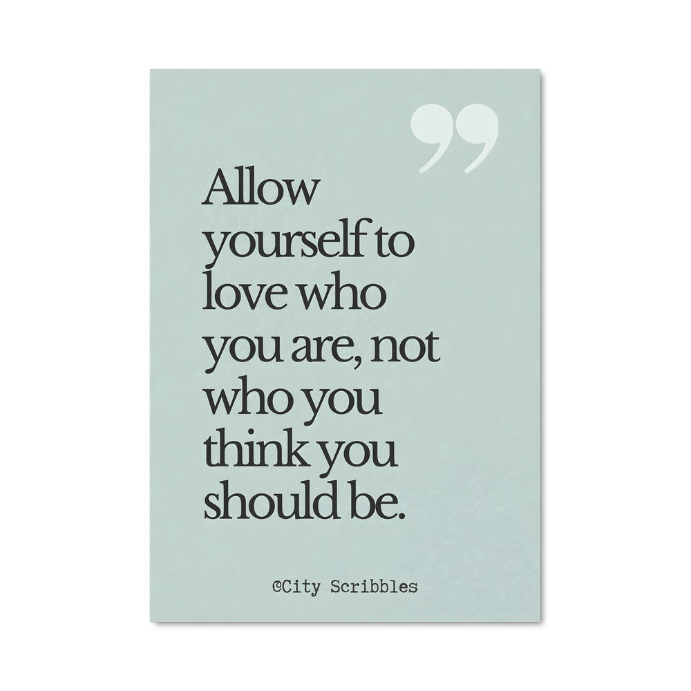 Poster Be yourself 26585