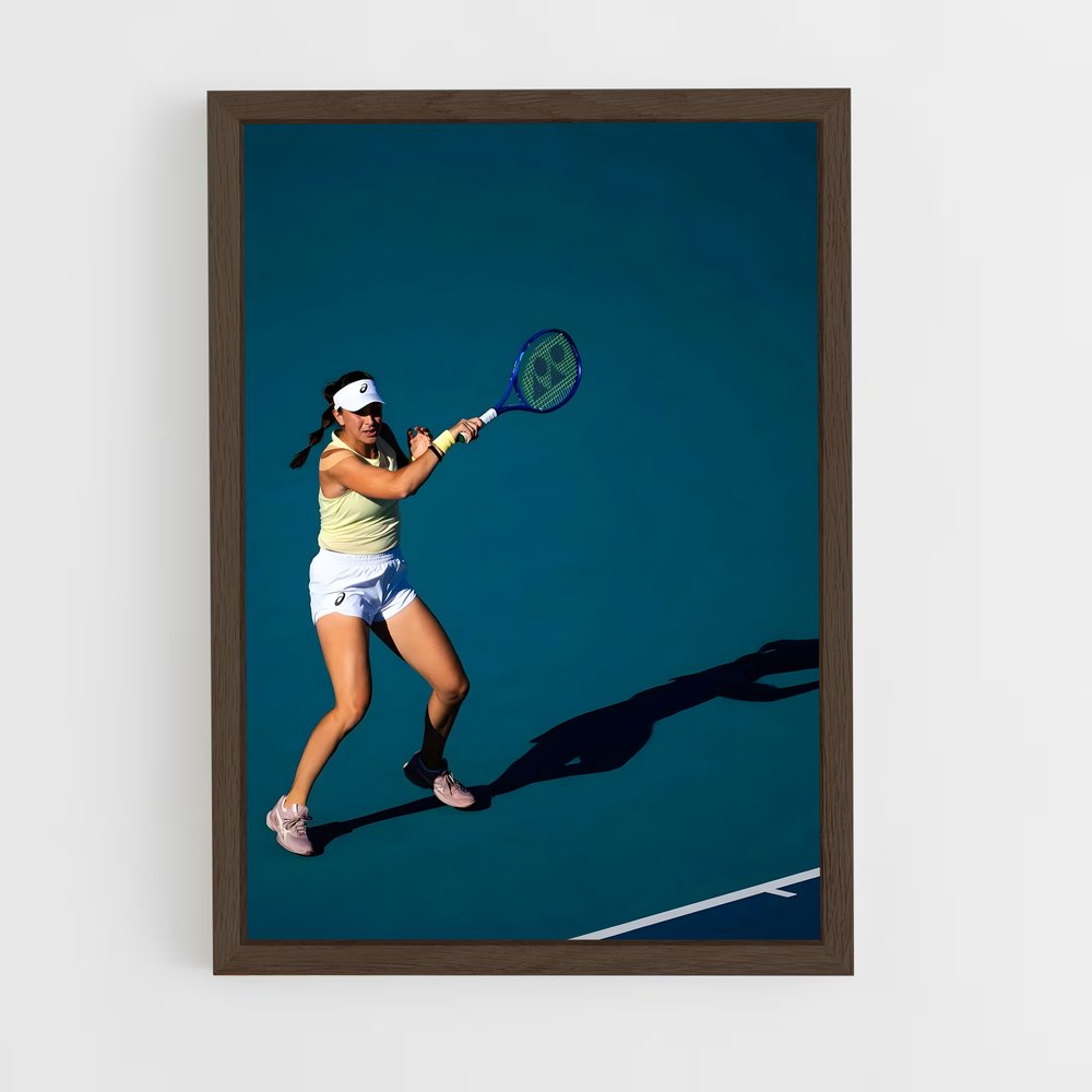 ap-belinda bencic-4 cadre Bois foncé