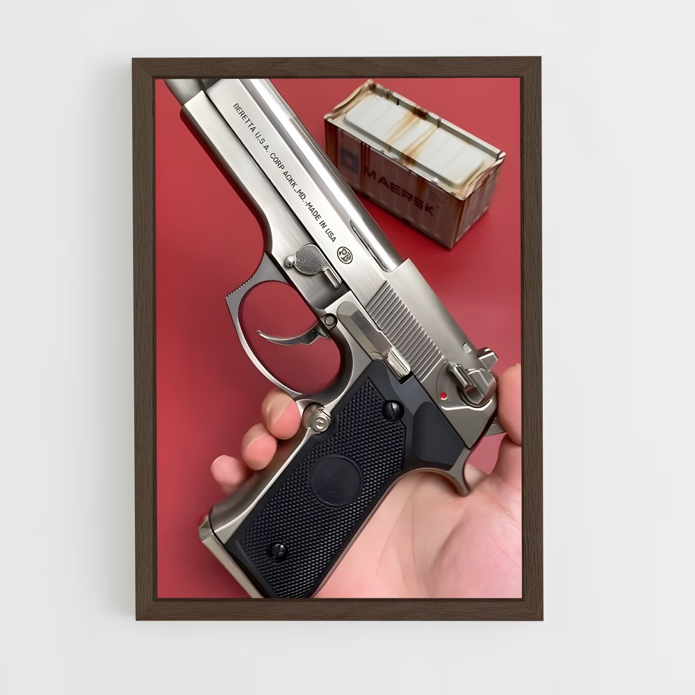 ap-beretta 92-3 cadre Bois foncé