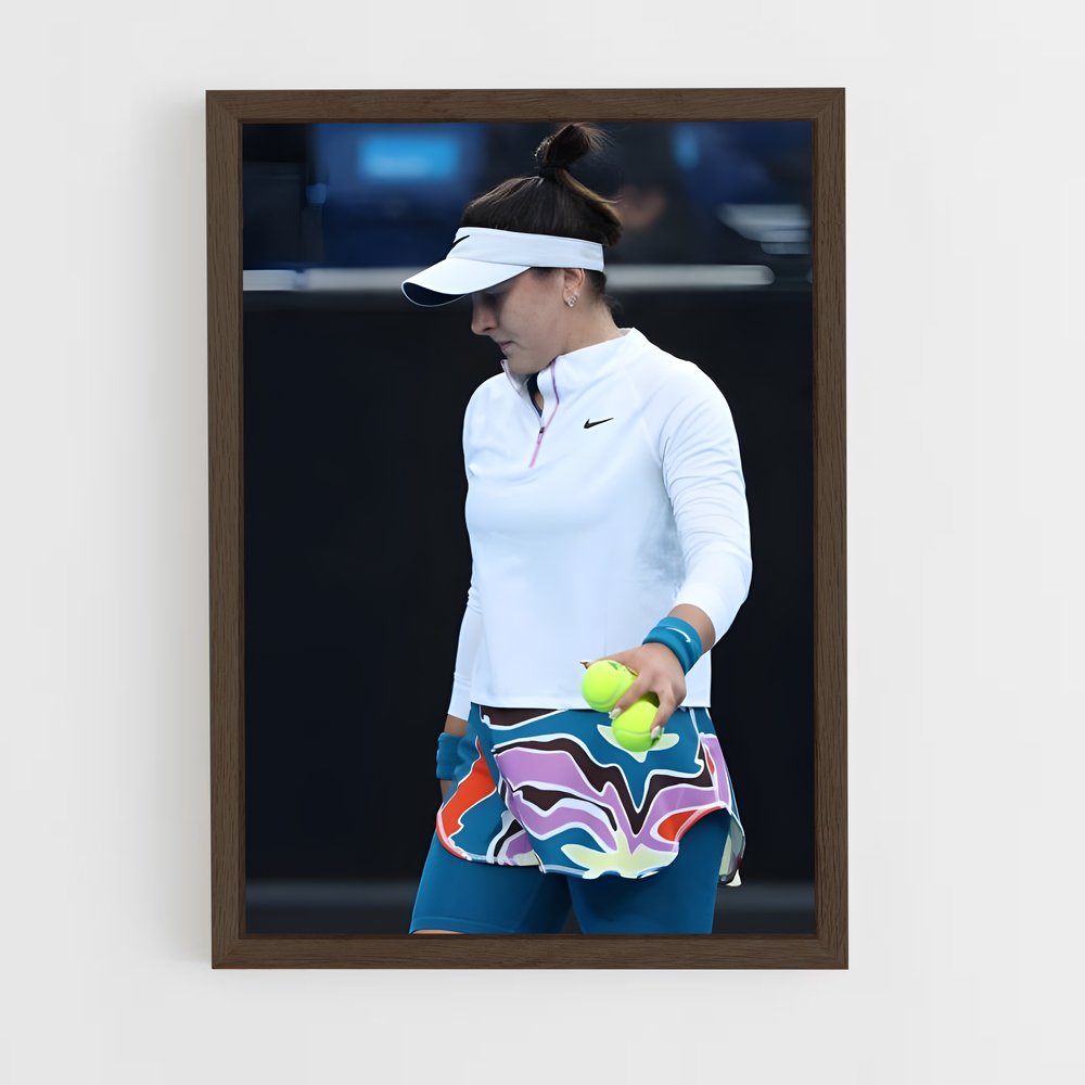 ap-bianca andreescu-3 cadre Bois foncé