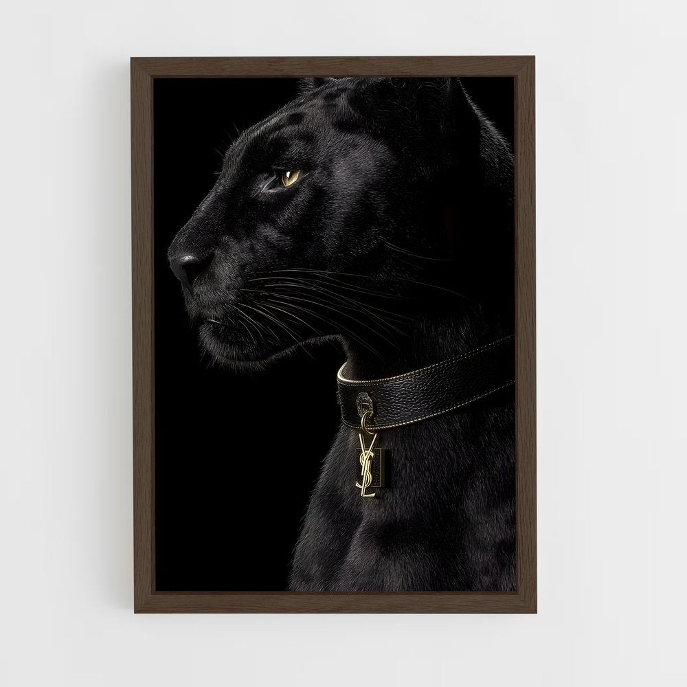 ap-black panther-27 cadre Bois foncé