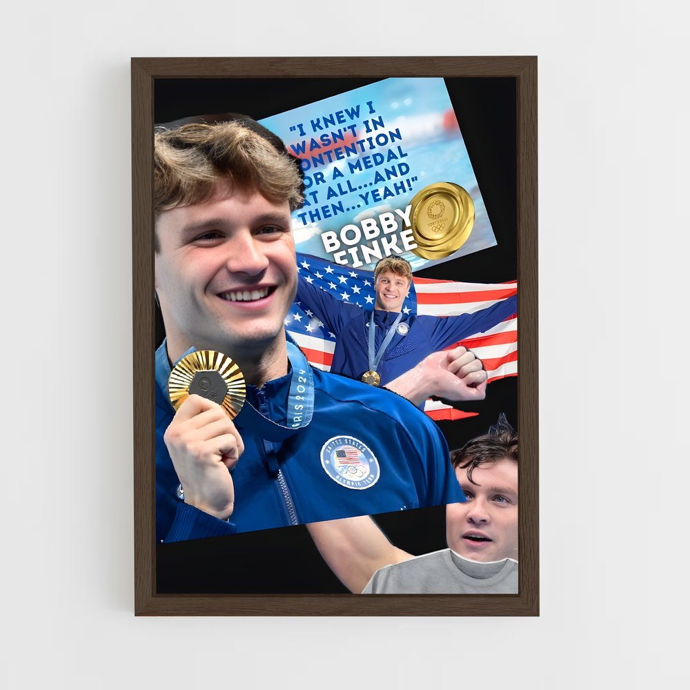 ap-bobby finke-3 cadre Bois foncé