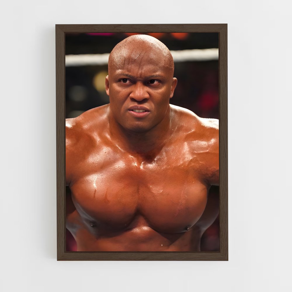 ap-bobby lashley-1 cadre Bois foncé