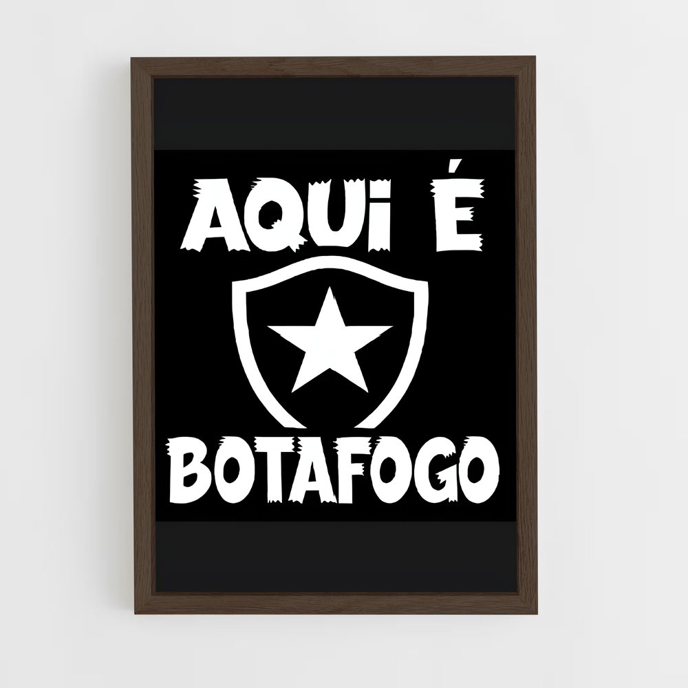 ap-botafogo de futebol e regatas-9 cadre Bois foncé