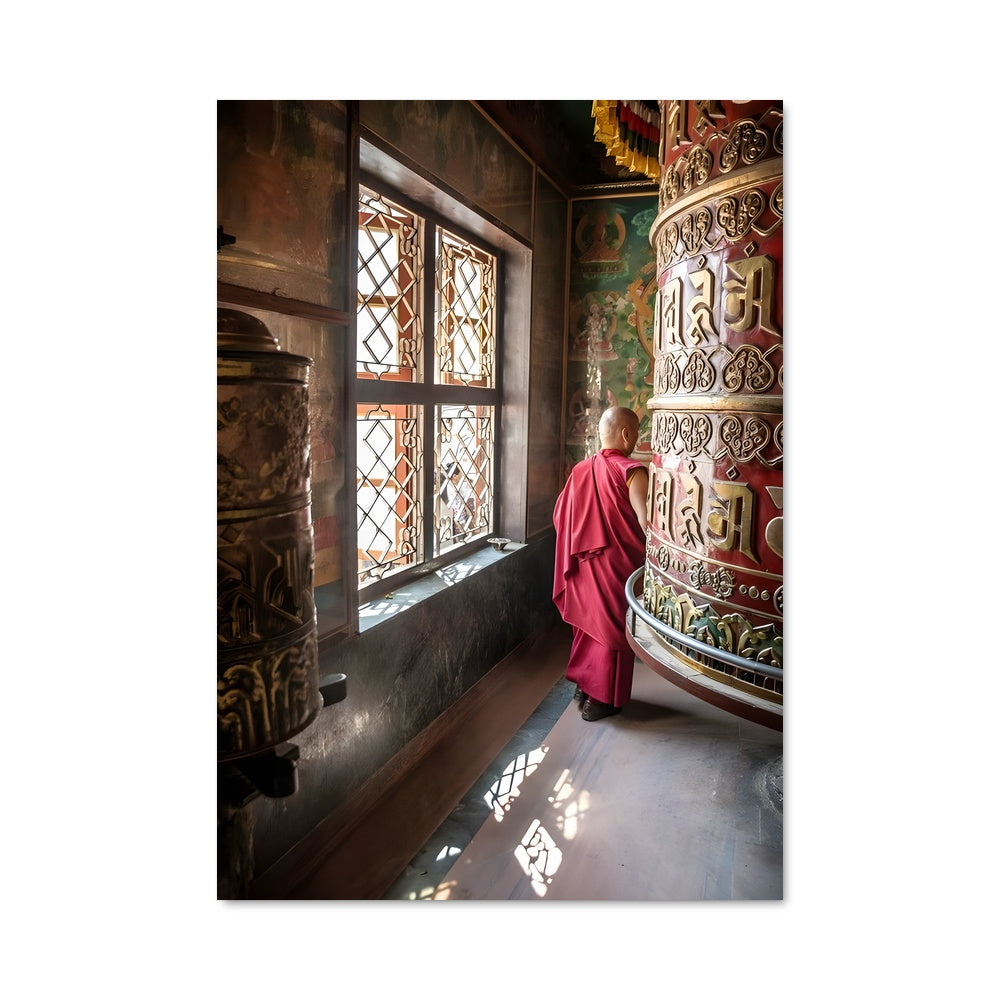 Poster Méditation au Stupa