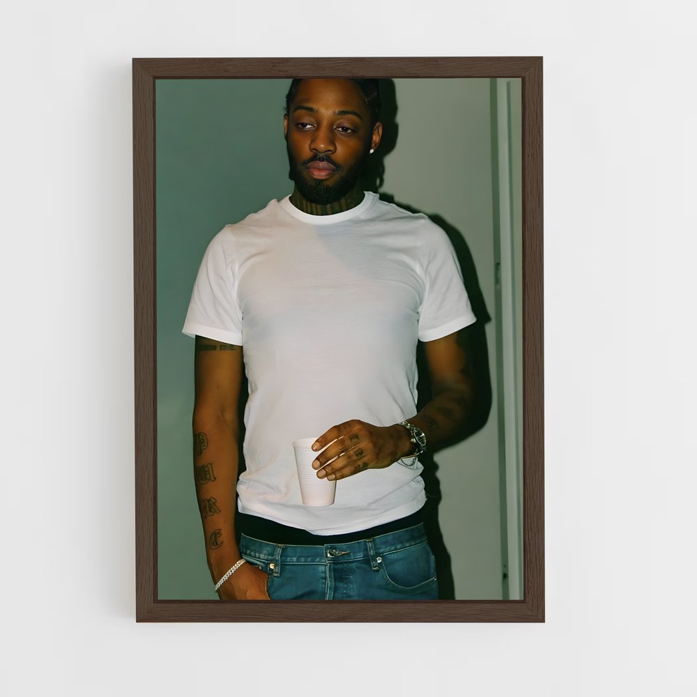ap-brent faiyaz-2 cadre Bois foncé
