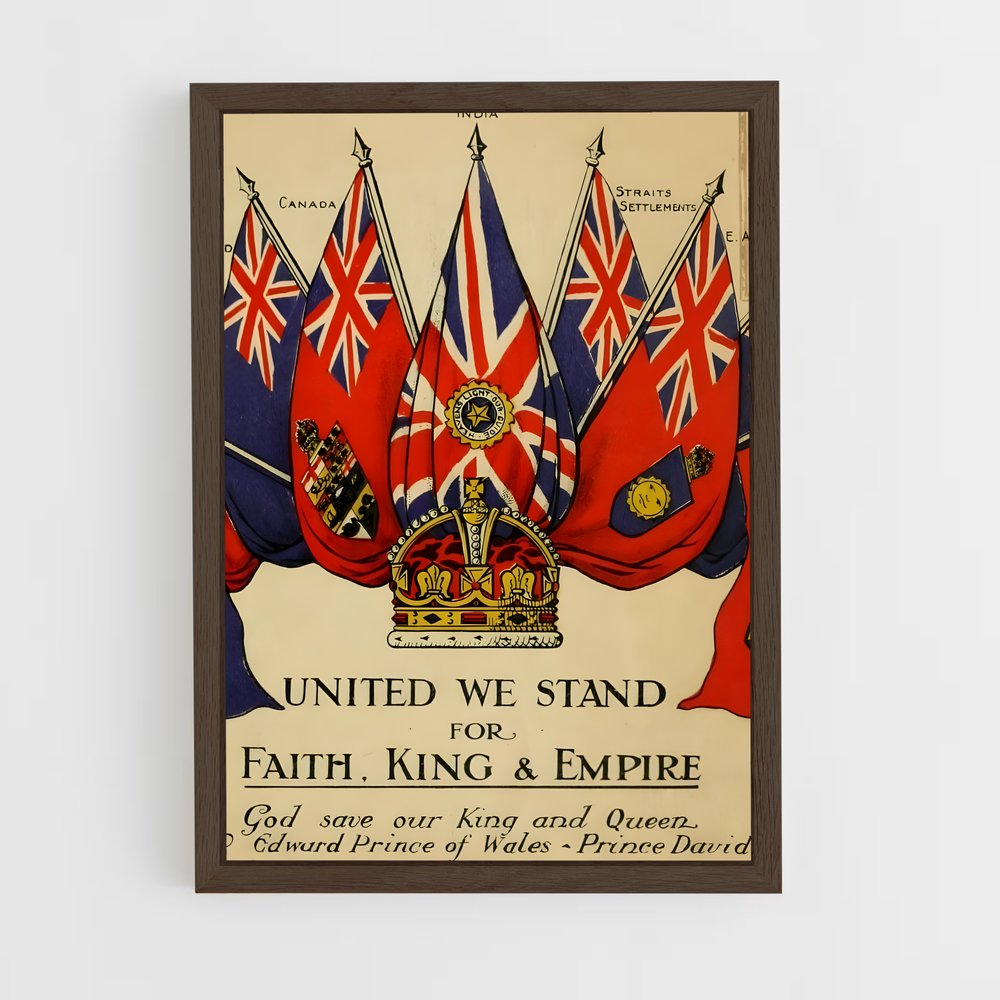 ap-british empire-5 cadre Bois foncé