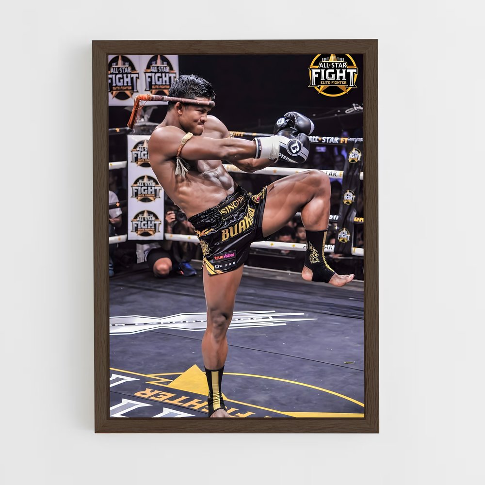 ap-buakaw banchamek-3 cadre Bois foncé