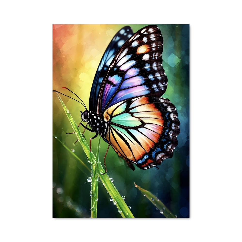 Poster Papillon de Rosée