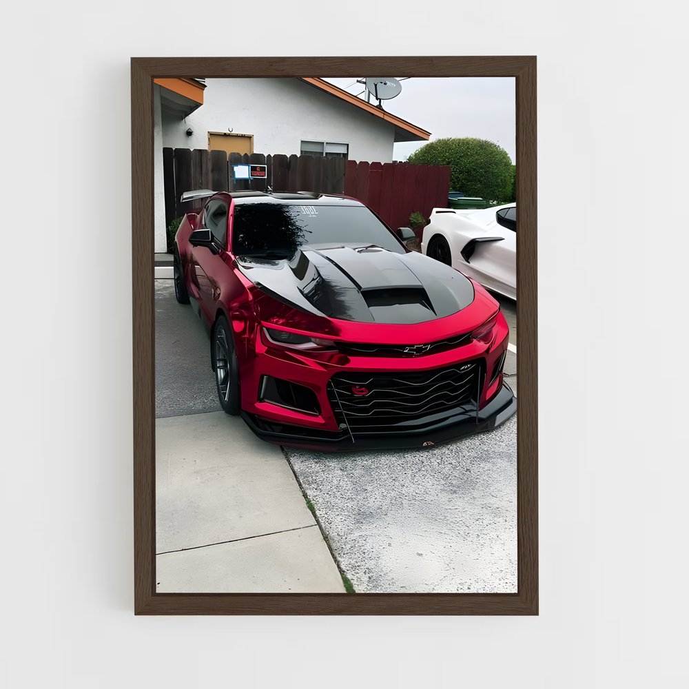 ap-camaro ss-4 cadre Bois foncé