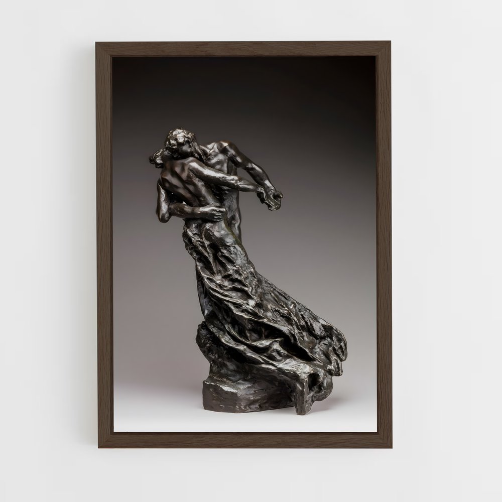 ap-camille claudel sculptures-6 cadre Bois foncé
