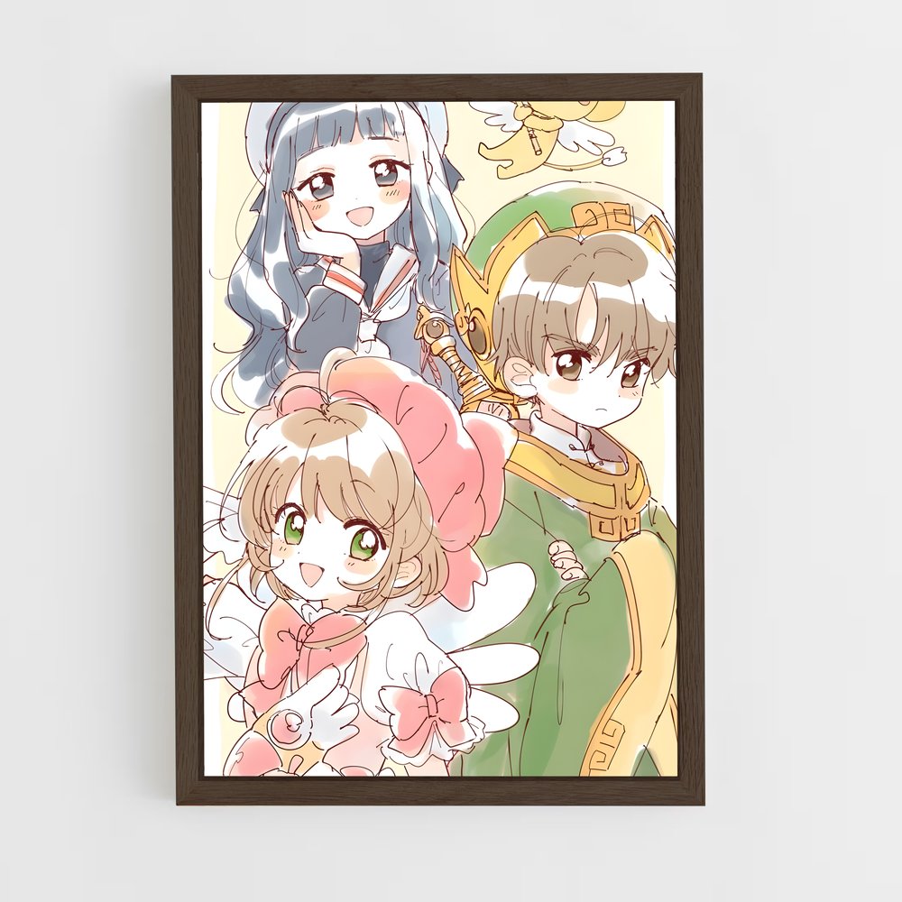 ap-cardcaptor sakura-1 cadre Bois foncé