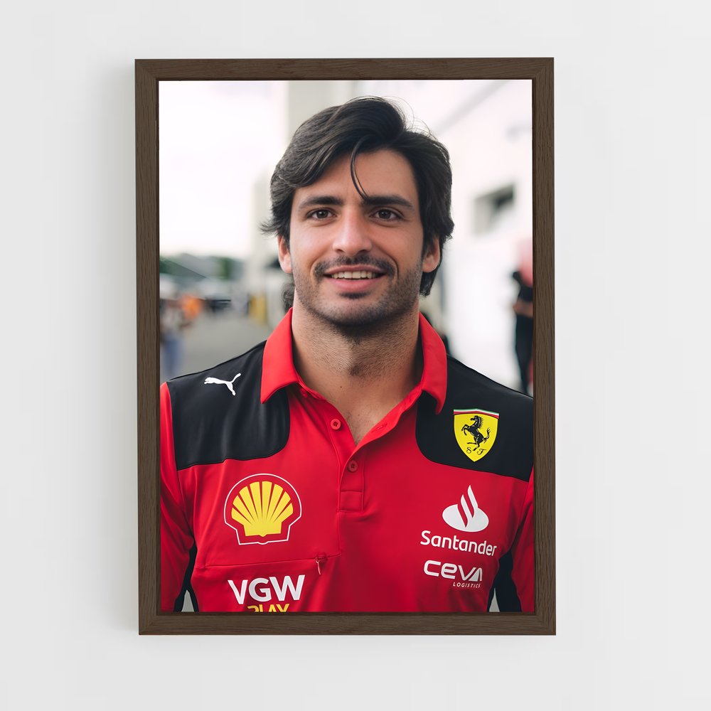 ap-carlos sainz-5 cadre Bois foncé