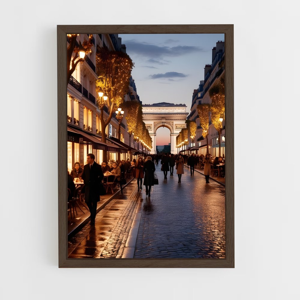 ap-champs elysees-3 cadre Bois foncé