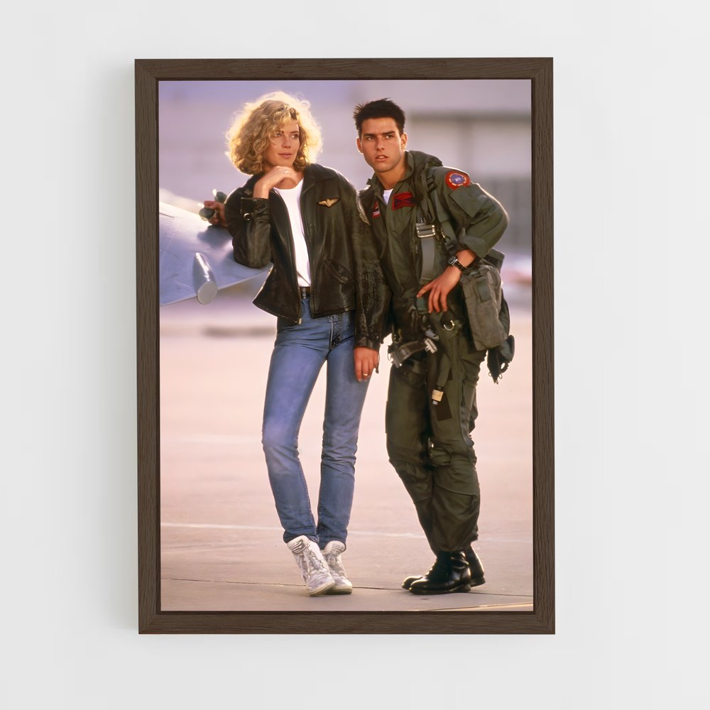 ap-charlie top gun-2 cadre Bois foncé