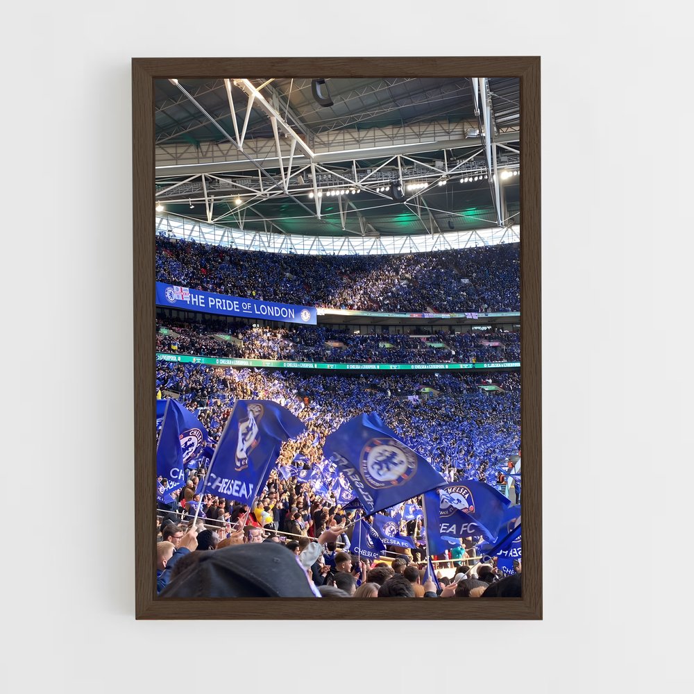ap-chelsea fc-4 cadre Bois foncé
